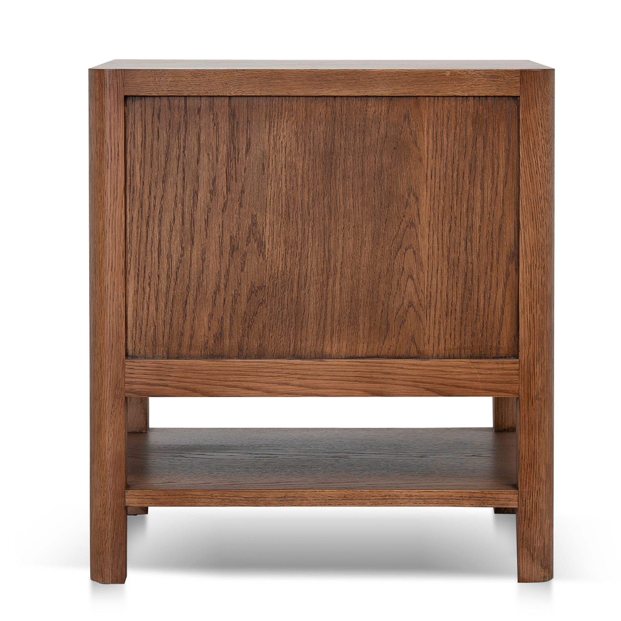 Chippendale 50cm Bedside Table - Walnut Bedside Table Oakwood-Core