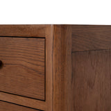 Chippendale 50cm Bedside Table - Walnut Bedside Table Oakwood-Core