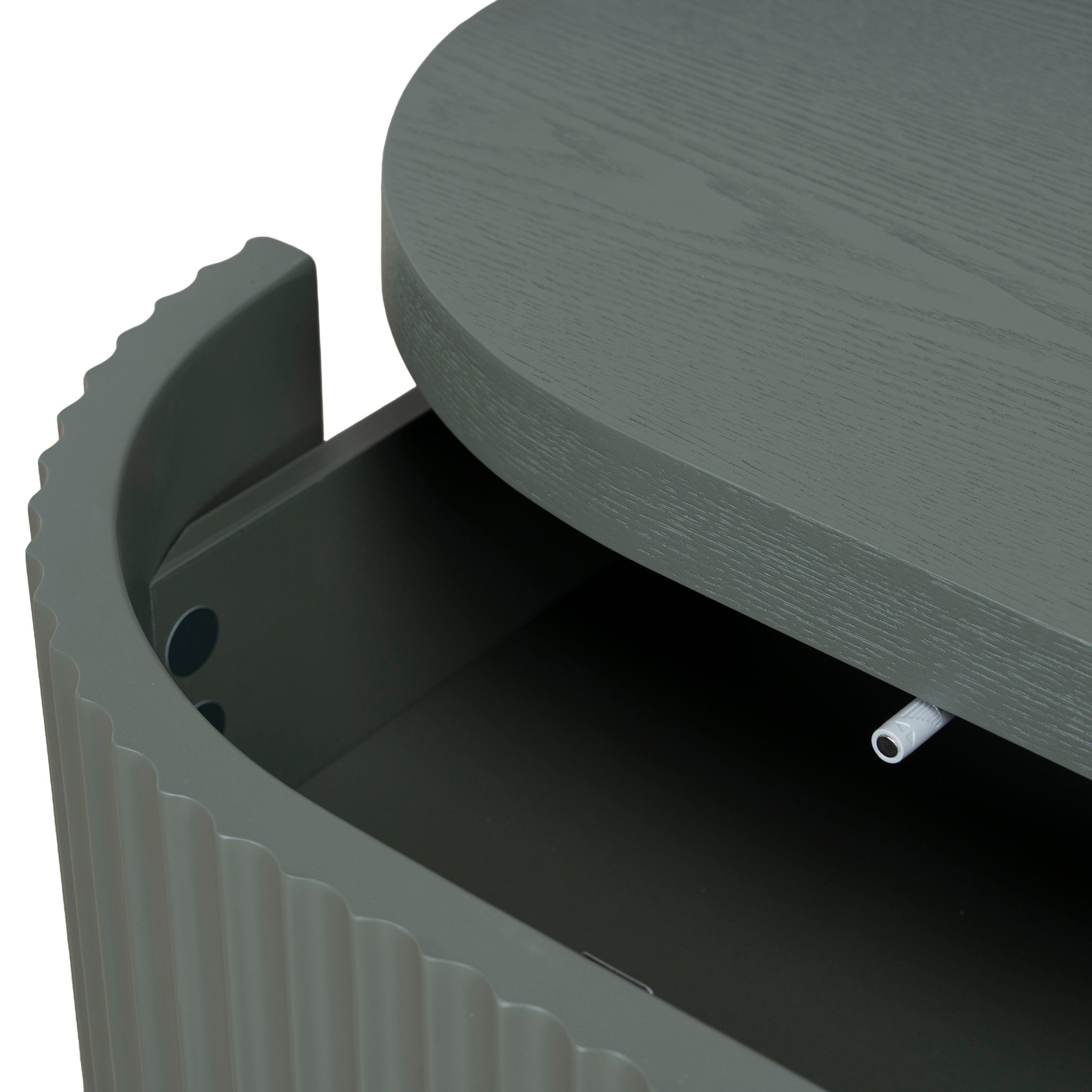 Elino Bedside Table - Sage Green Bedside Table Dwood-Core