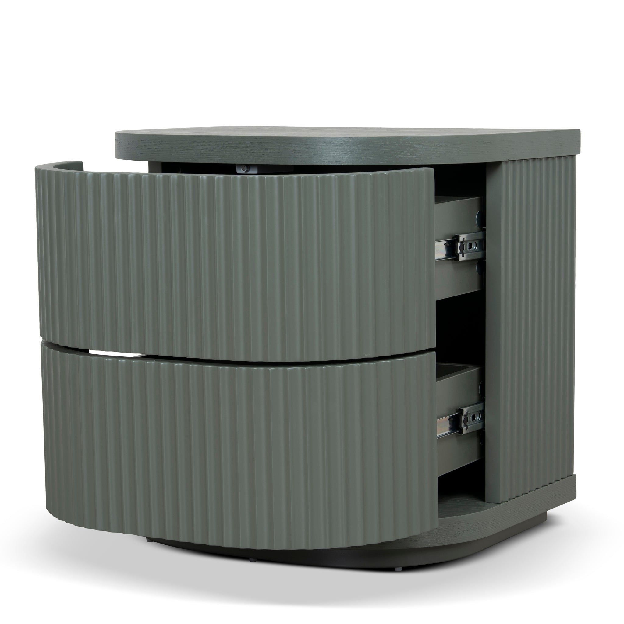 Elino Bedside Table - Sage Green Bedside Table Dwood-Core