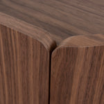 Arnar 60cm Bedside Table - Walnut Bedside Table Century-Core