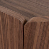Arnar 60cm Bedside Table - Walnut Bedside Table Century-Core