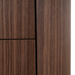 Arnar 60cm Bedside Table - Walnut Bedside Table Century-Core