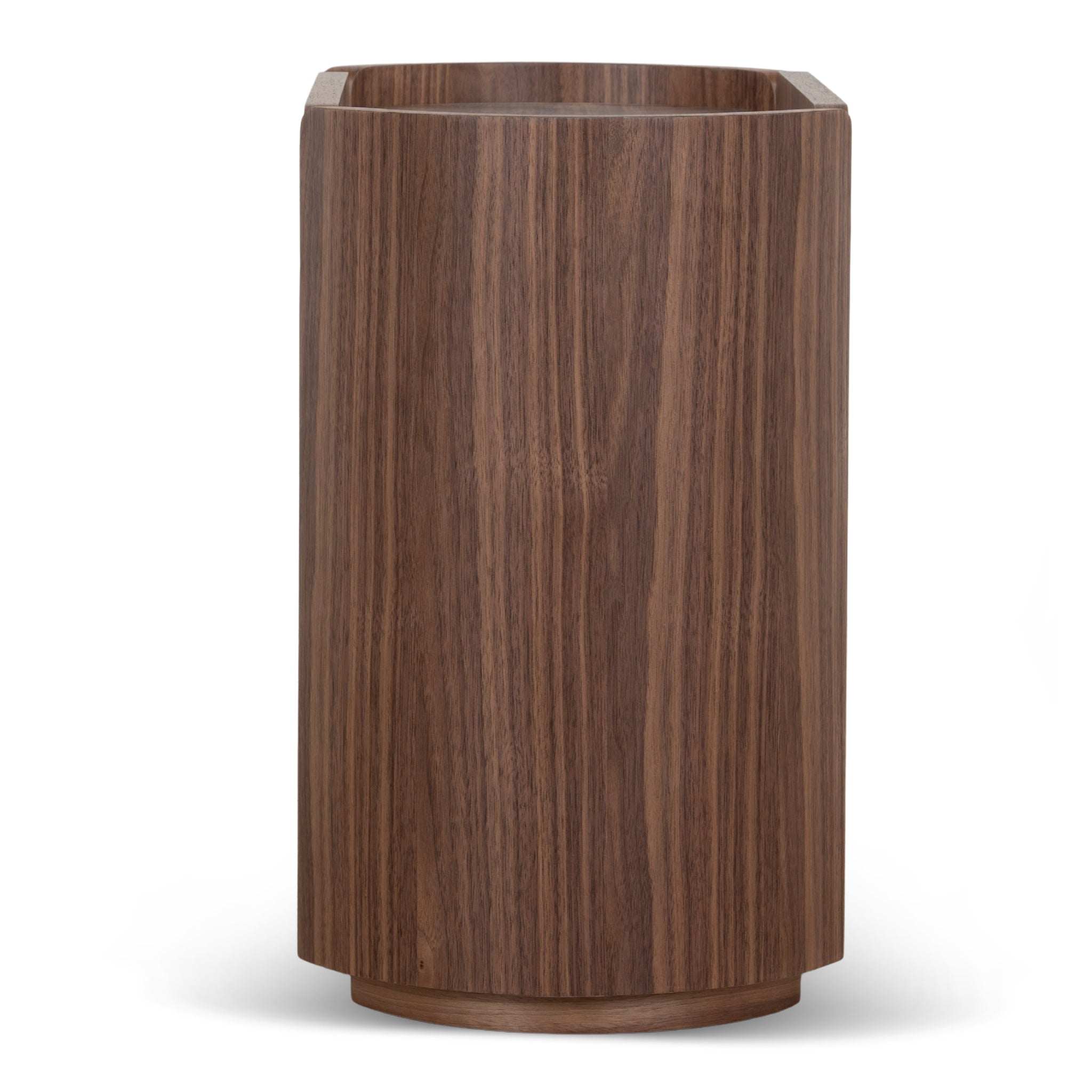 Arnar 60cm Bedside Table - Walnut Bedside Table Century-Core