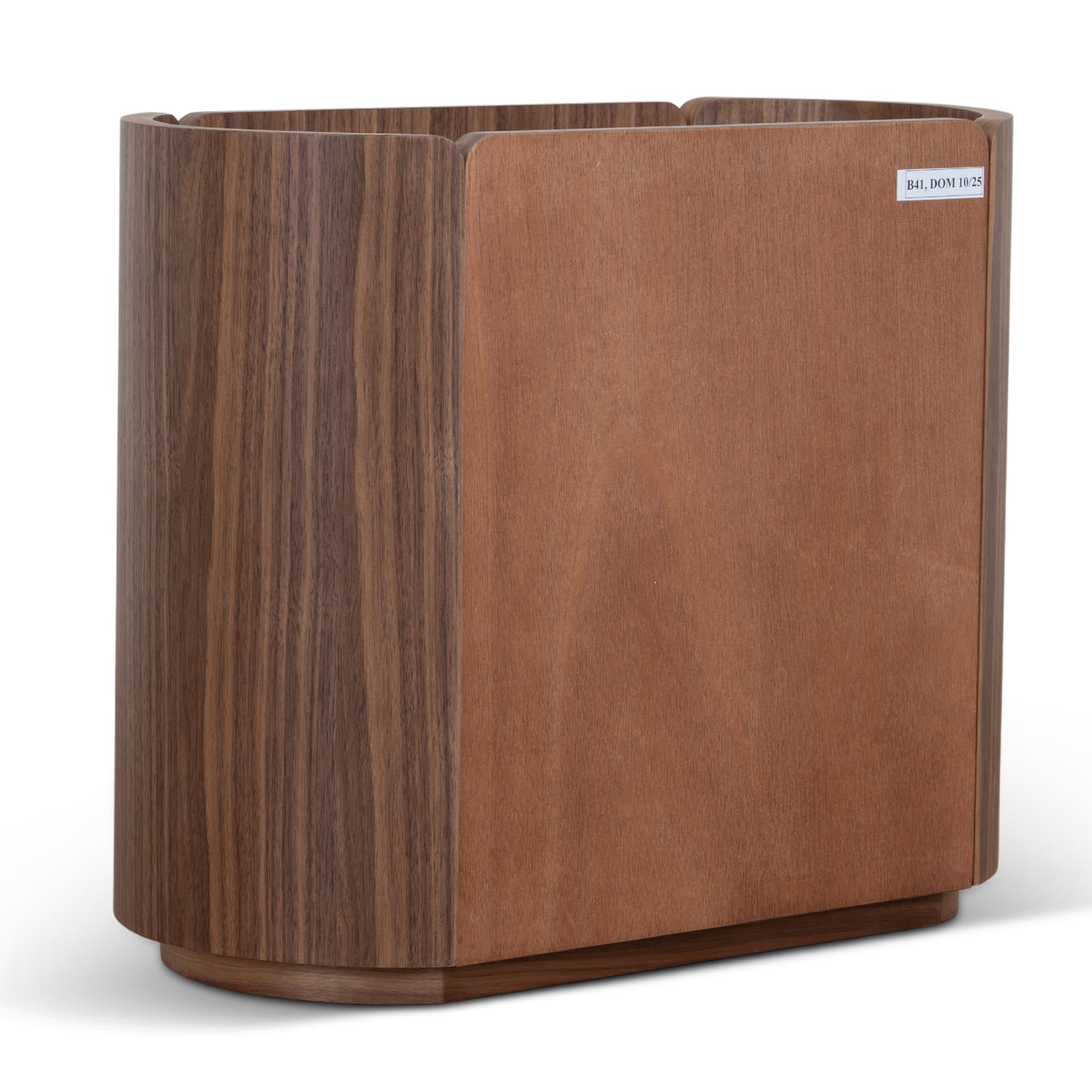 Arnar 60cm Bedside Table - Walnut Bedside Table Century-Core