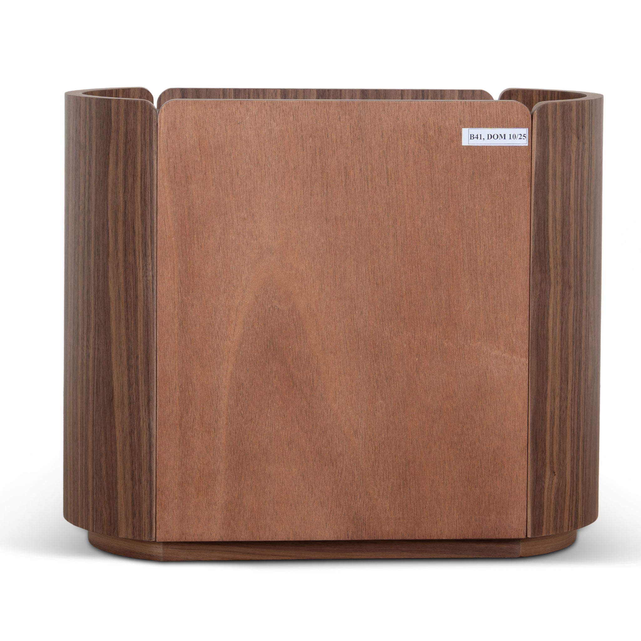 Arnar 60cm Bedside Table - Walnut Bedside Table Century-Core