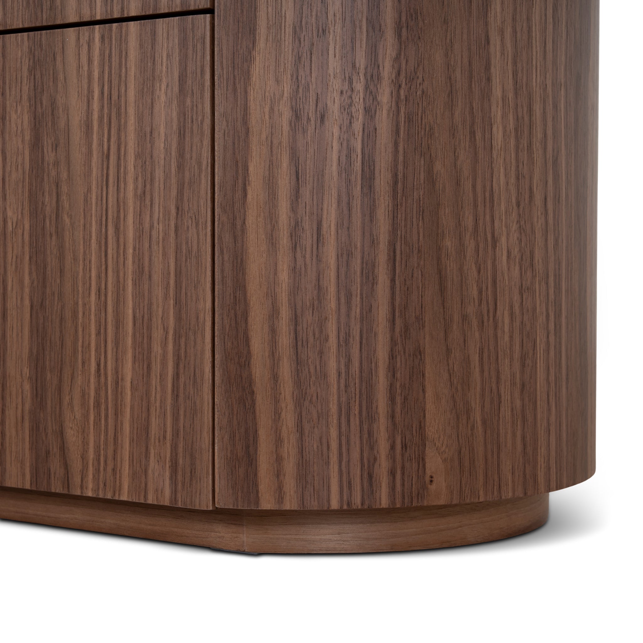 Arnar 60cm Bedside Table - Walnut Bedside Table Century-Core
