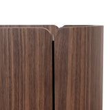Arnar 60cm Bedside Table - Walnut Bedside Table Century-Core