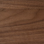 Leonard 46cm Round Bedside Table - Walnut Bedside Table Century-Core