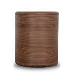 Leonard 46cm Round Bedside Table - Walnut Bedside Table Century-Core