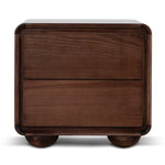 Jenny 56cm Bedside Table - Walnut Bedside Table AU Wood-Core