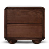 Jenny 56cm Bedside Table - Walnut Bedside Table AU Wood-Core