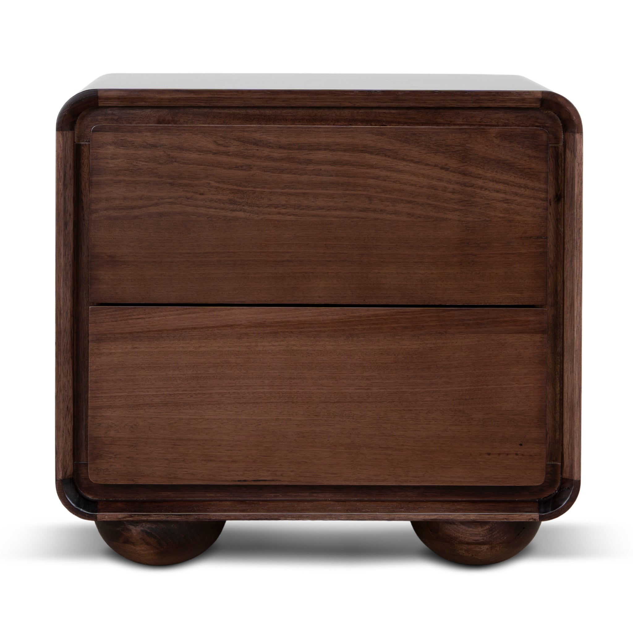 Jenny 56cm Bedside Table - Walnut Bedside Table AU Wood-Core