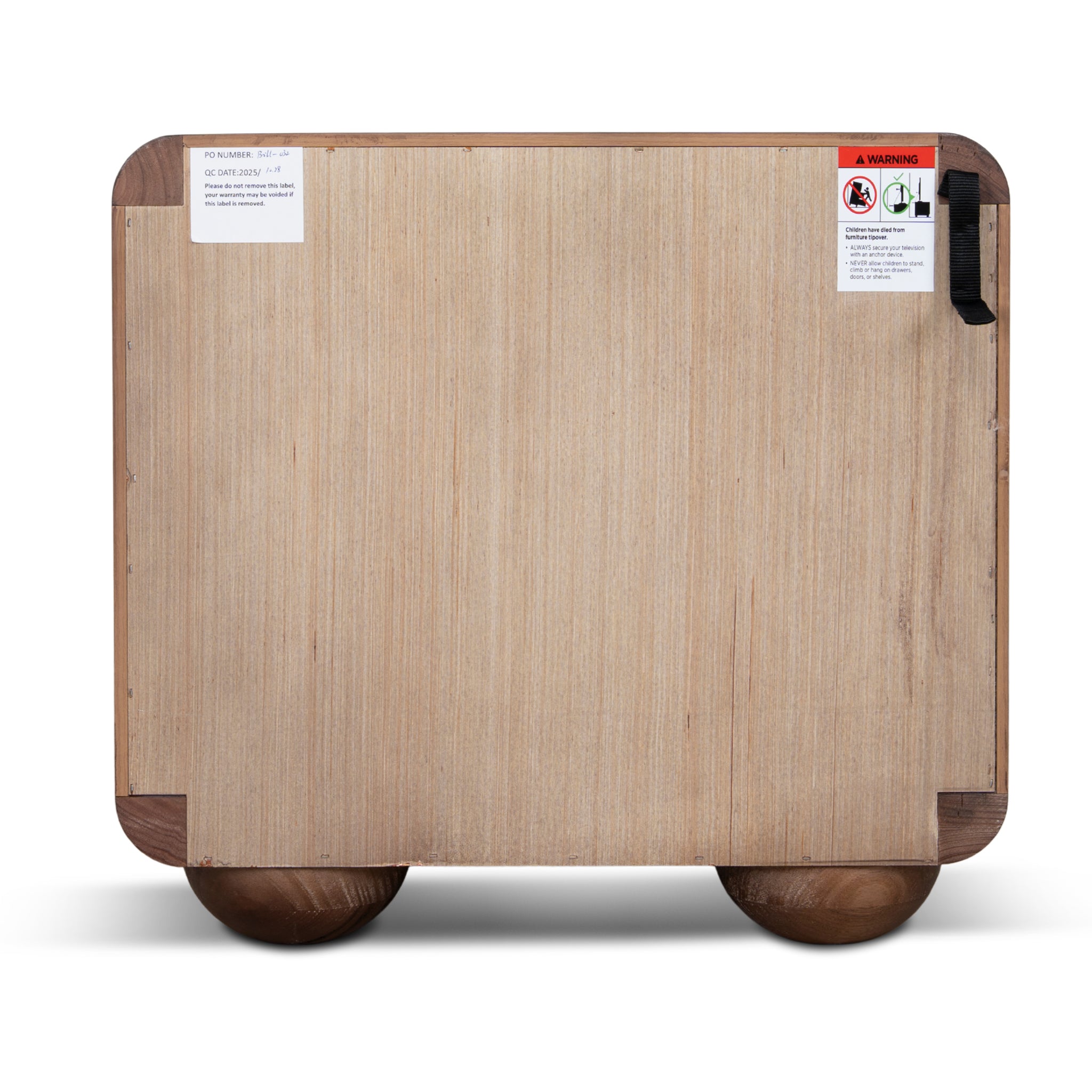 Jenny 56cm Bedside Table - Walnut Bedside Table AU Wood-Core