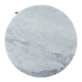 Ex Display - Vionne Round Bedside Table - Natural Bedside Table Nicki-Core