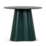 Marlix 60cm Round Tempered Glass Side Table - Green Side Table Cino-Core