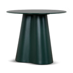 Marlix 60cm Round Tempered Glass Side Table - Green Side Table Cino-Core
