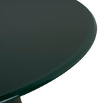 Marlix 60cm Round Tempered Glass Side Table - Green Side Table Cino-Core
