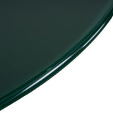 Marlix 60cm Round Tempered Glass Side Table - Green Side Table Cino-Core