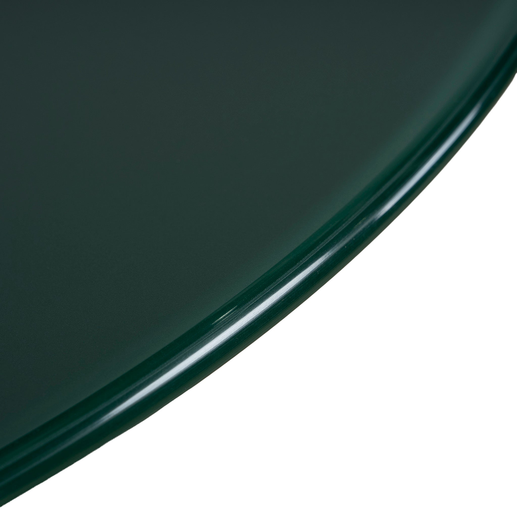 Marlix 60cm Round Tempered Glass Side Table - Green Side Table Cino-Core