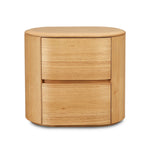 Norvia 60cm Tassie Oak Bedside Table - Natural Bedside Table Marri-Core