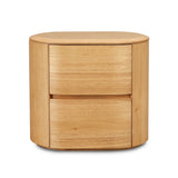 Norvia 60cm Tassie Oak Bedside Table - Natural Bedside Table Marri-Core