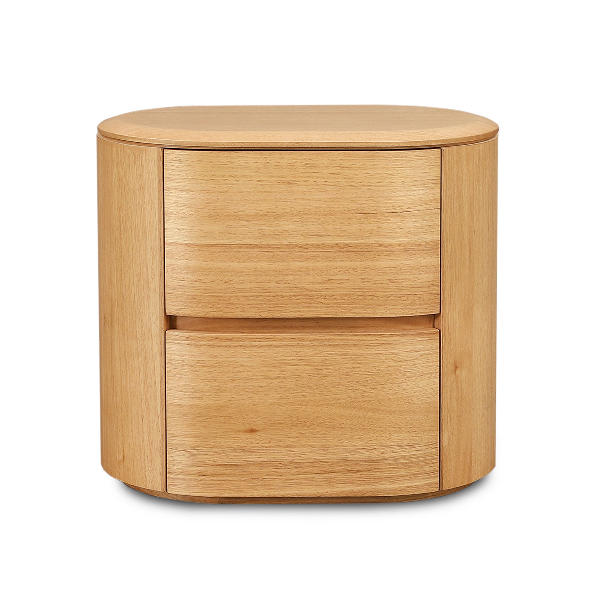 Norvia 60cm Tassie Oak Bedside Table - Natural Bedside Table Marri-Core