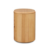 Norvia 60cm Tassie Oak Bedside Table - Natural Bedside Table Marri-Core