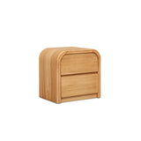 Elmino 55cm Tassie Oak Bedside Table - Natural Bedside Table Marri-Core