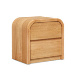 Elmino 55cm Tassie Oak Bedside Table - Natural Bedside Table Marri-Core
