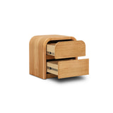 Elmino 55cm Tassie Oak Bedside Table - Natural Bedside Table Marri-Core