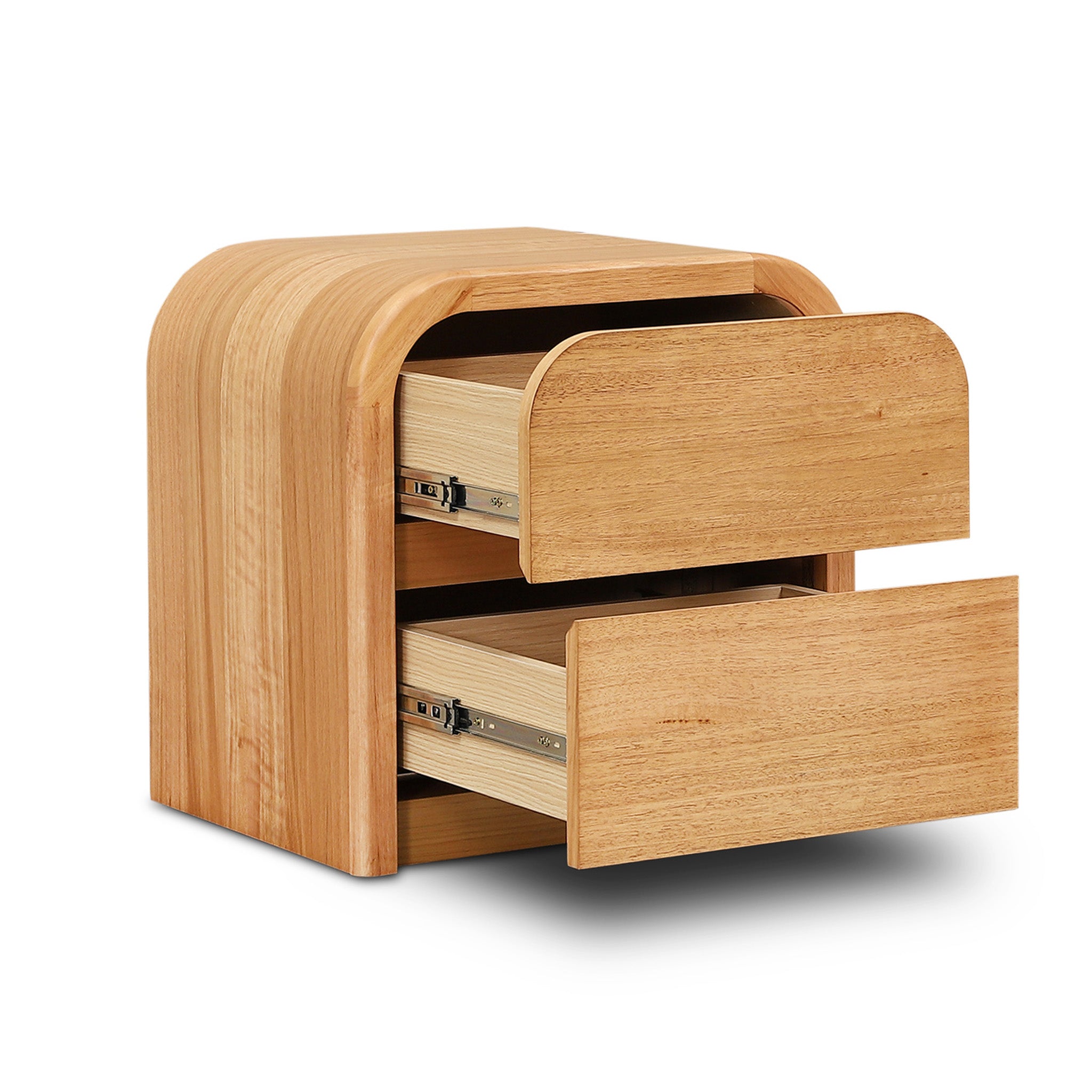 Elmino 55cm Tassie Oak Bedside Table - Natural Bedside Table Marri-Core