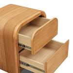 Elmino 55cm Tassie Oak Bedside Table - Natural Bedside Table Marri-Core