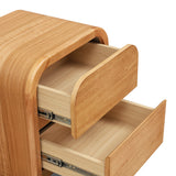 Elmino 55cm Tassie Oak Bedside Table - Natural Bedside Table Marri-Core
