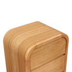 Elmino 55cm Tassie Oak Bedside Table - Natural Bedside Table Marri-Core