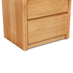 Elmino 55cm Tassie Oak Bedside Table - Natural Bedside Table Marri-Core