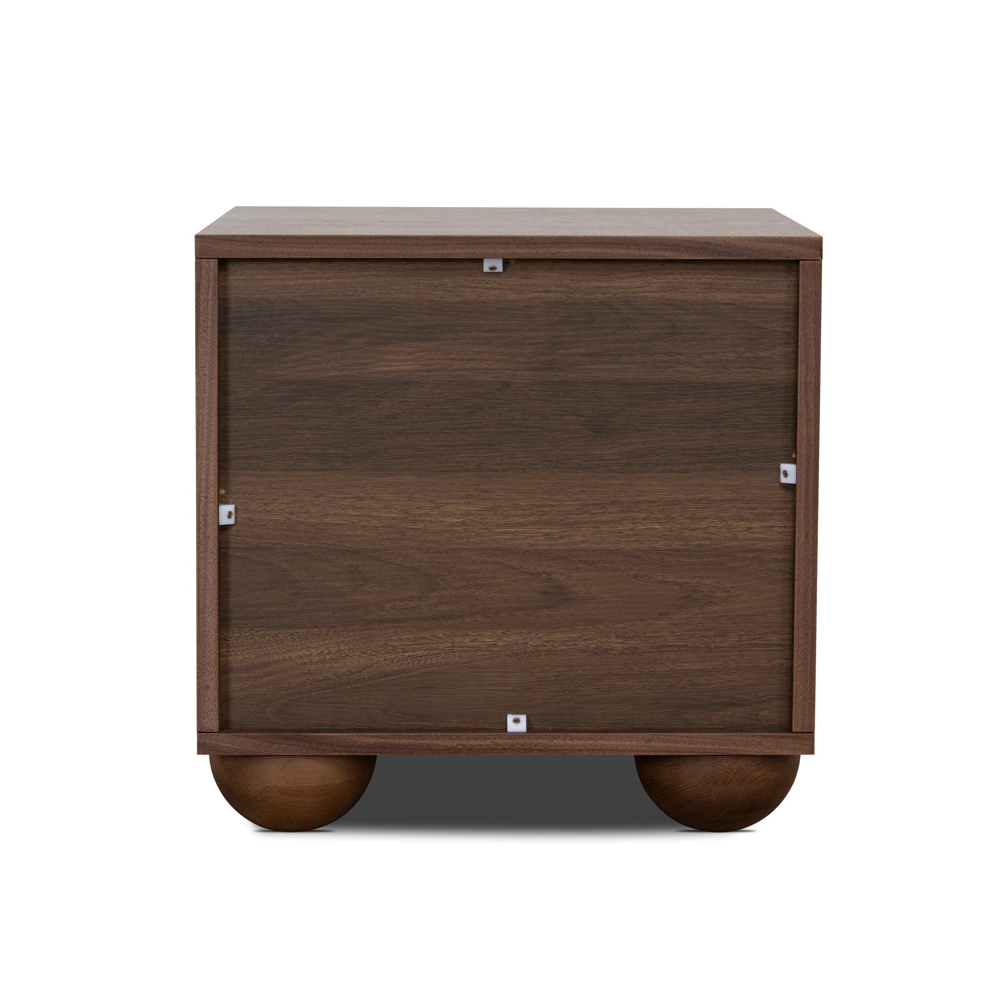 Haley 50cm Bedside Table - Walnut Bedside Table KD-Core