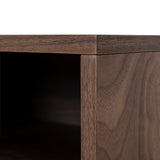 Haley 50cm Bedside Table - Walnut Bedside Table KD-Core