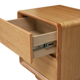 Cavaro 52cm Tassie Oak Bedside Table - Natural Marri-Core