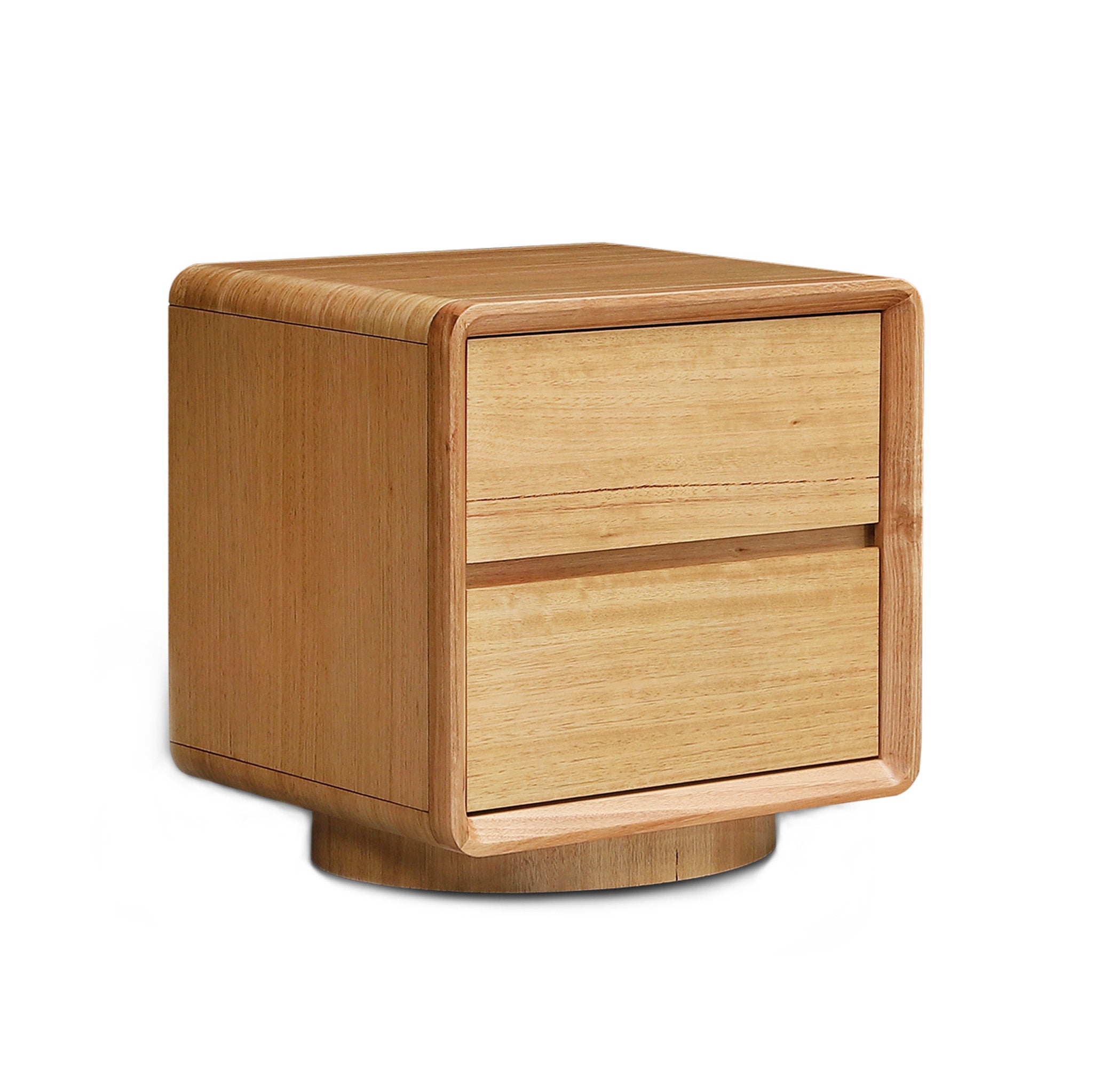 Cavaro 52cm Tassie Oak Bedside Table - Natural Bedside Table Marri-Core