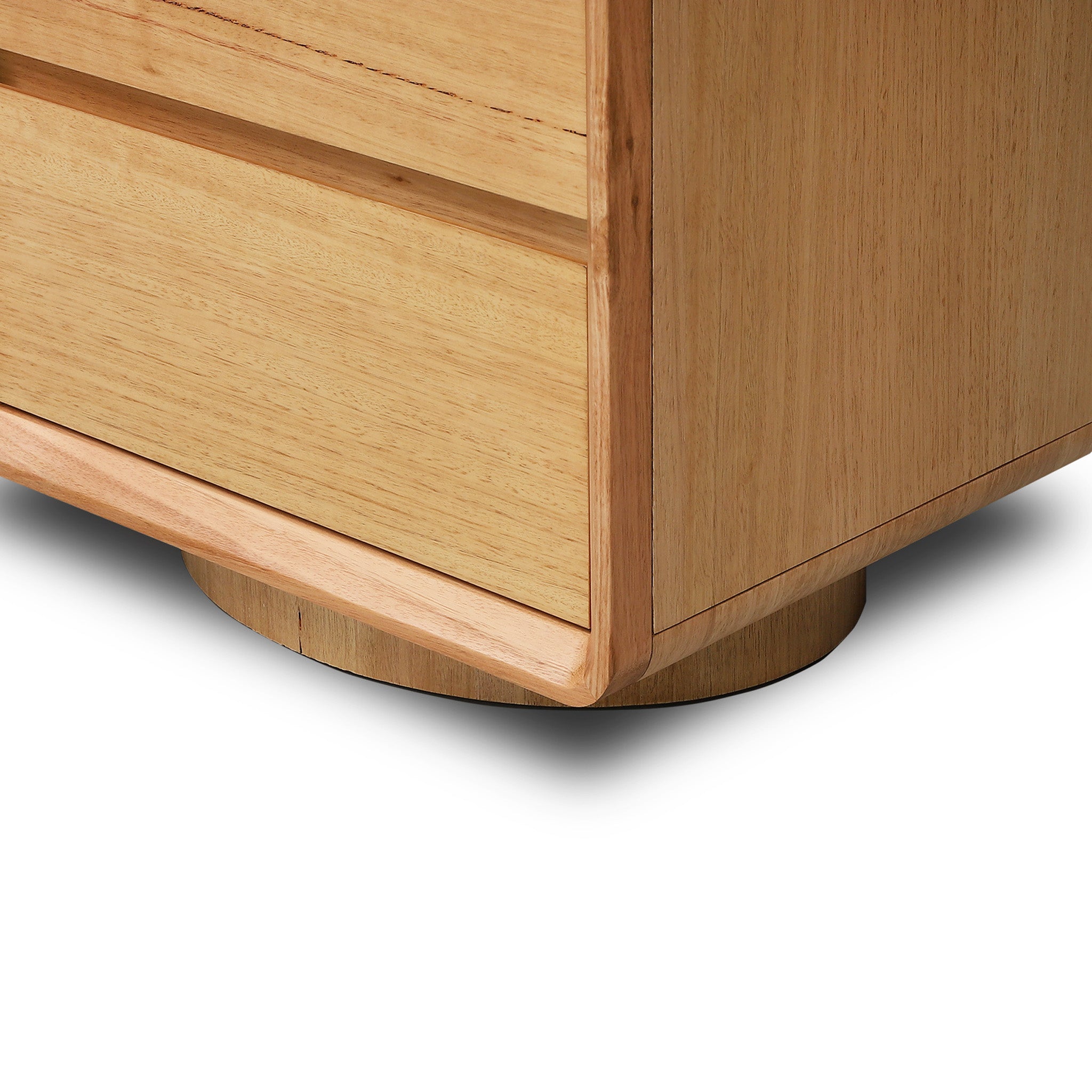 Cavaro 52cm Tassie Oak Bedside Table - Natural Bedside Table Marri-Core
