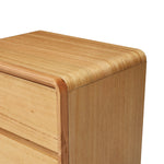 Cavaro 52cm Tassie Oak Bedside Table - Natural Marri-Core