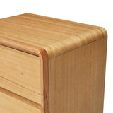 Cavaro 52cm Tassie Oak Bedside Table - Natural Bedside Table Marri-Core