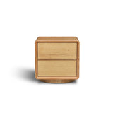Cavaro 52cm Tassie Oak Bedside Table - Natural Marri-Core