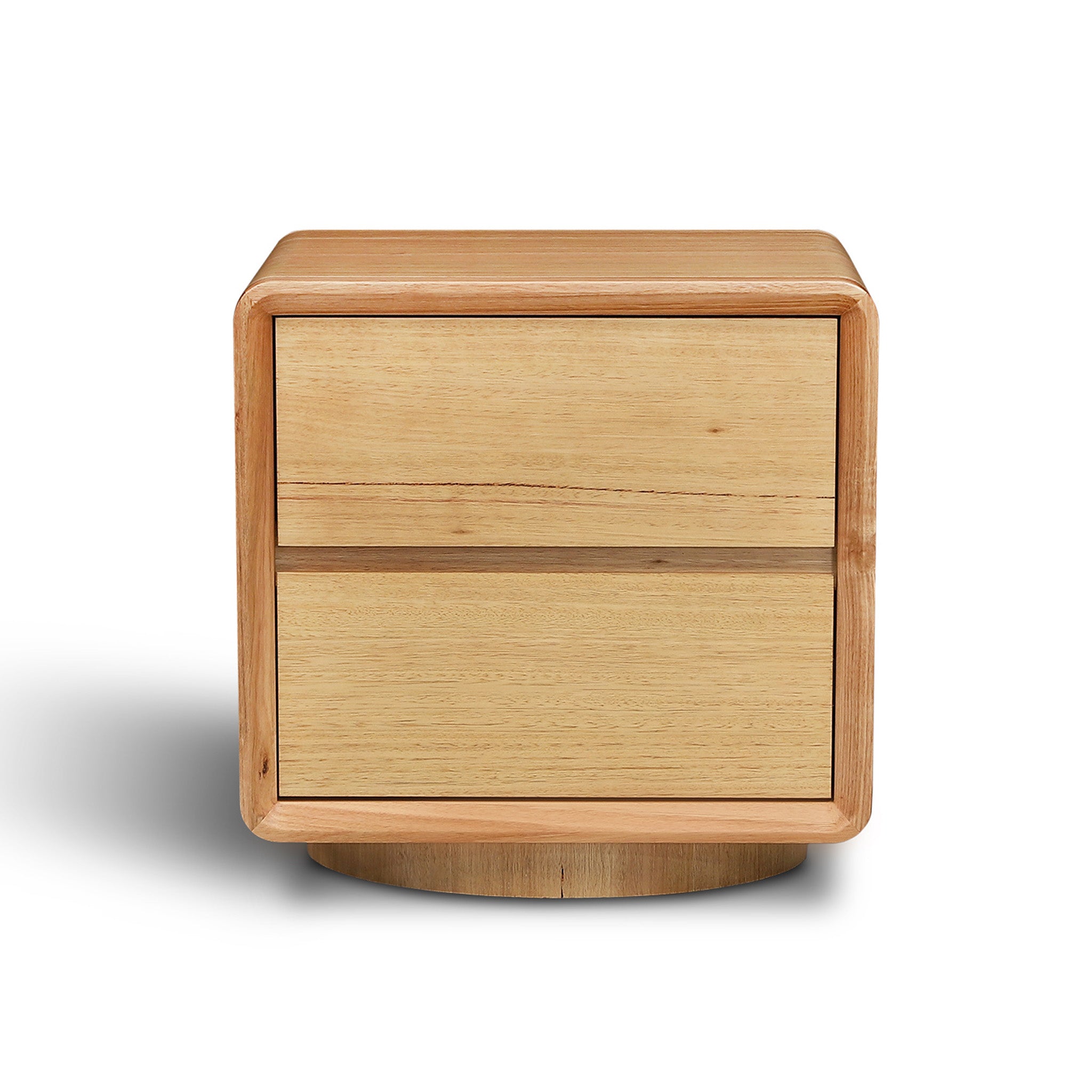 Cavaro 52cm Tassie Oak Bedside Table - Natural Bedside Table Marri-Core