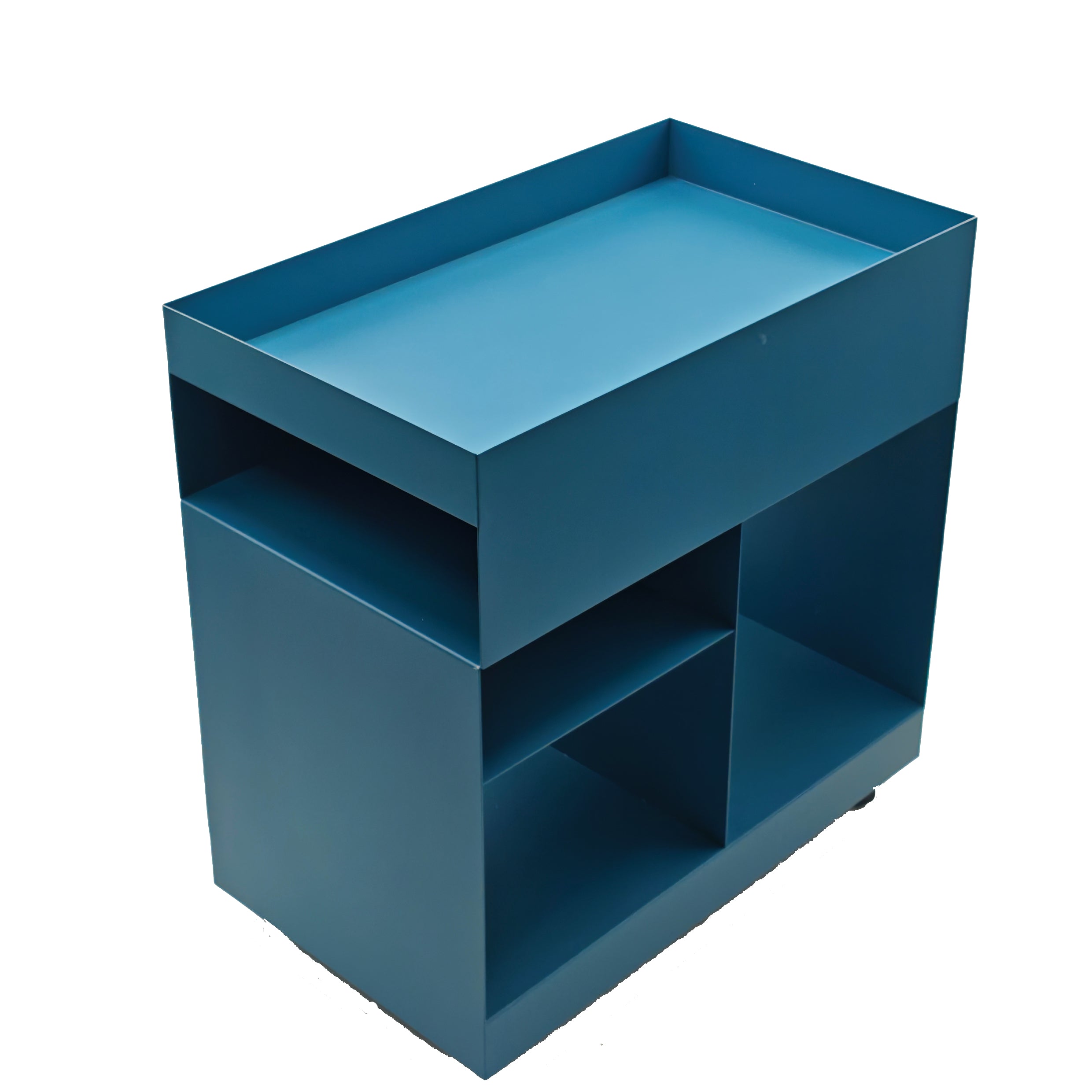 Breska 60cm Side Table - Navy Blue Bo Craft-Core
