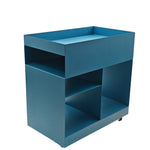 Breska 60cm Side Table - Navy Blue Bo Craft-Core