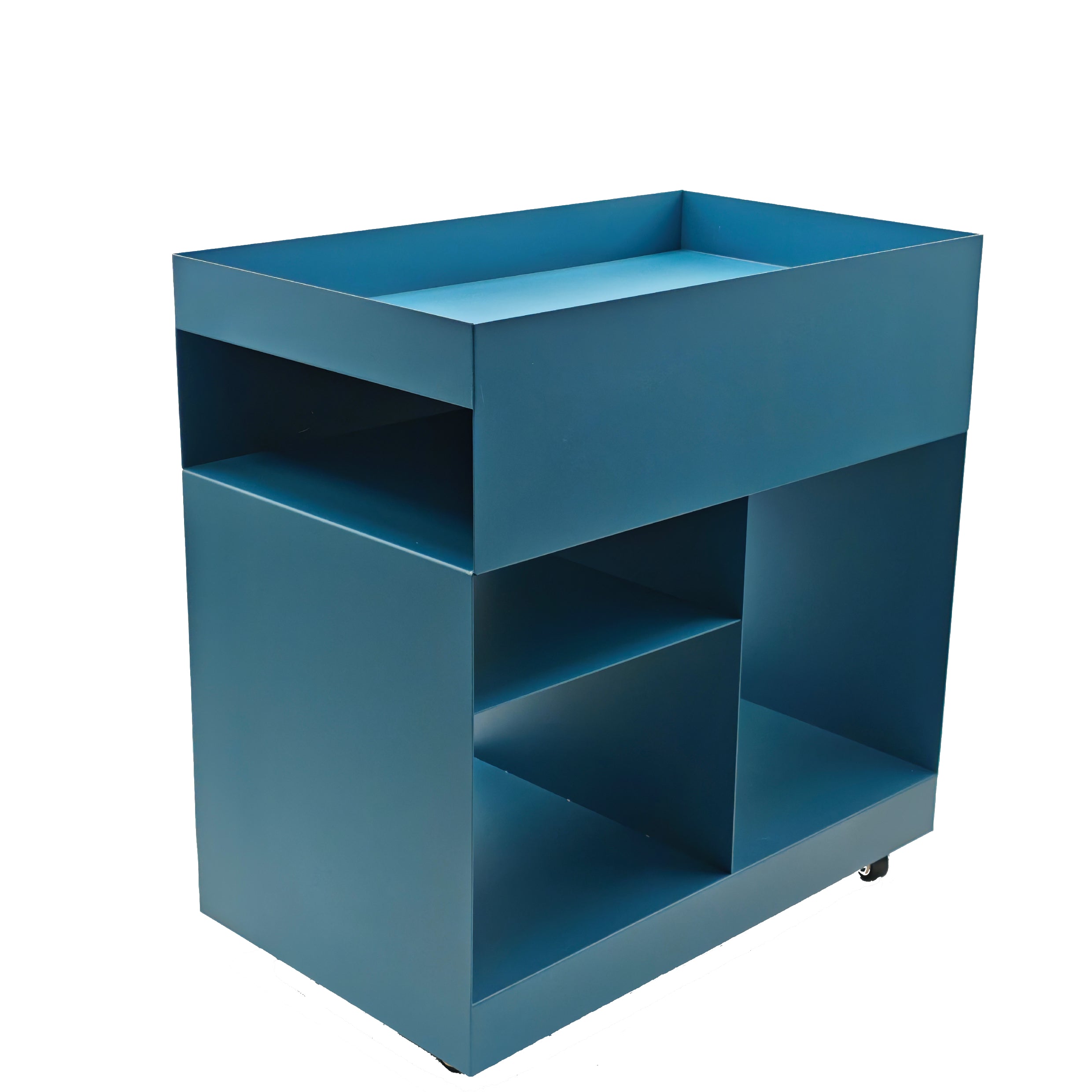 Breska 60cm Side Table - Navy Blue Bo Craft-Core