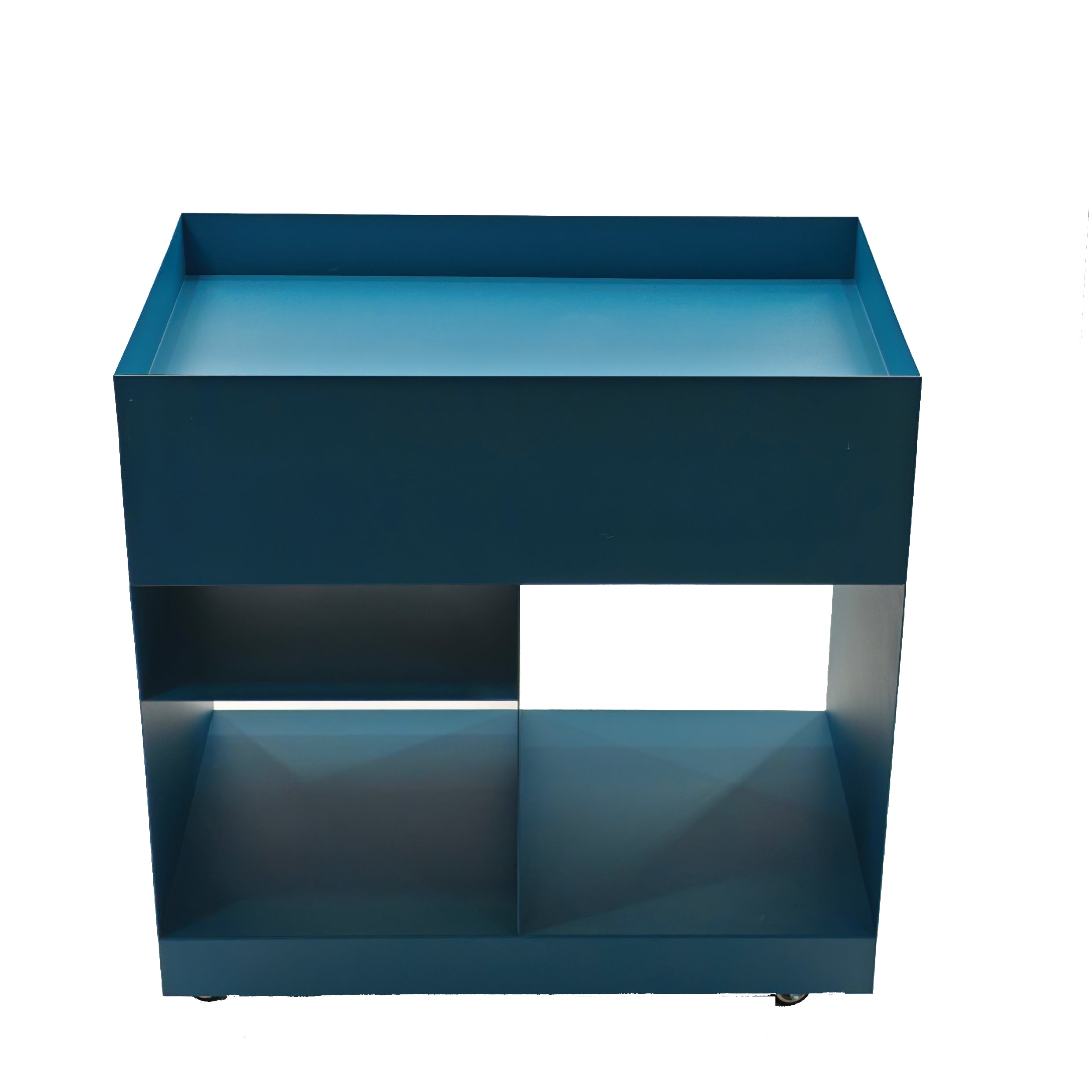 Breska 60cm Side Table - Navy Blue Bo Craft-Core