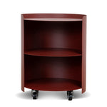 Morena 37cm Round Side Table - Burgundy Red Side Table Bo Craft-Core